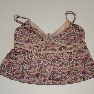 Floral Print Women's Boho Y2K  Camisole